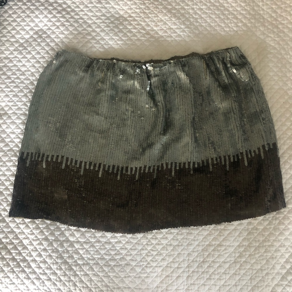 Sequin mini skirt